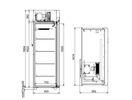 Холодильный шкаф с металлической дверью Polair CB114-Sm Alu